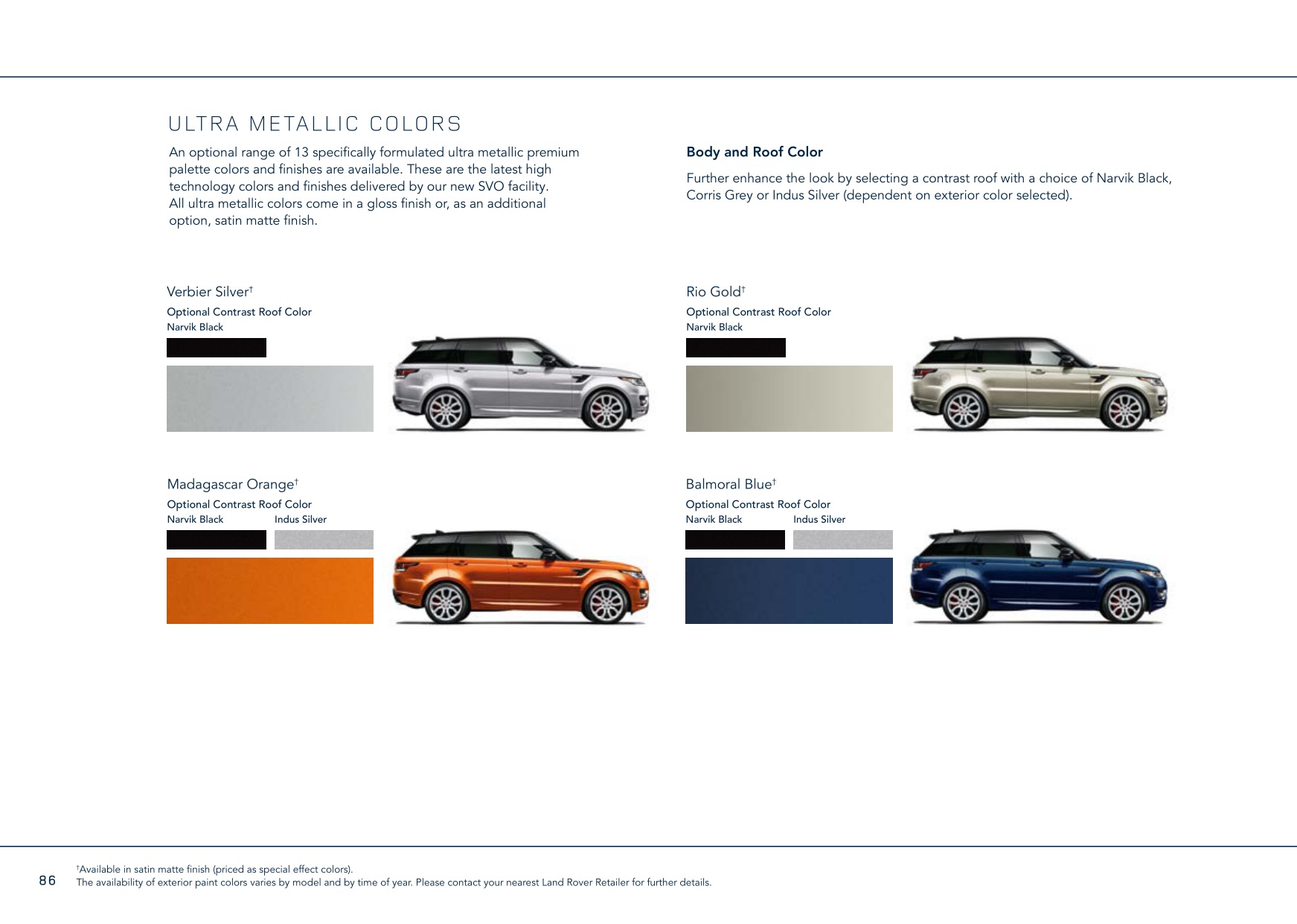 2017 Range Rover Sport Brochure Page 8